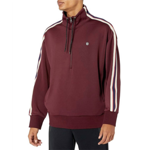 CULT OF INDIVIDUALITY mens pullover top in burgundy