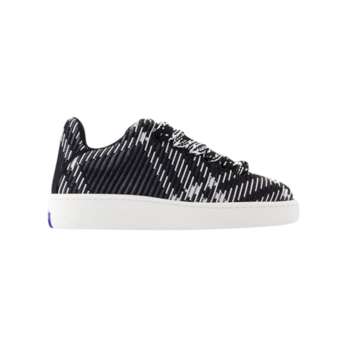 Burberry lf box knit sneakers - - synthetic - black