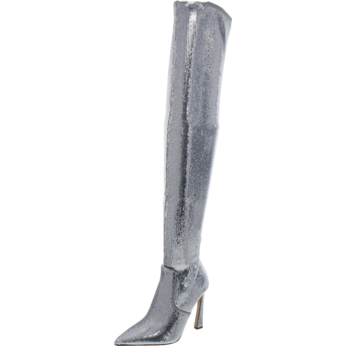 Steve Madden laddy womens faux leather over-the-knee boots