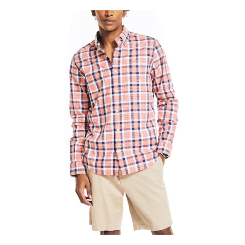 Nautica mens poplin classic fit button-down shirt