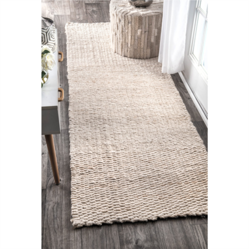 NuLOOM hand woven hailey jute area rug