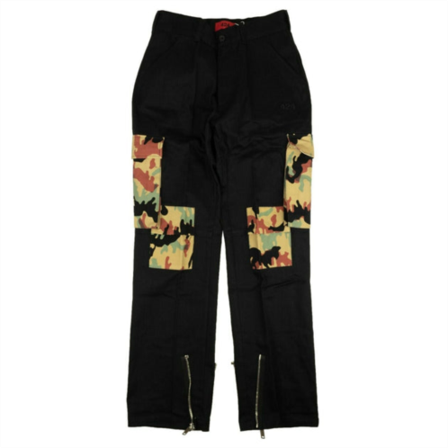 424 ON FAIRFAX camo cargo pants - black/brown/green