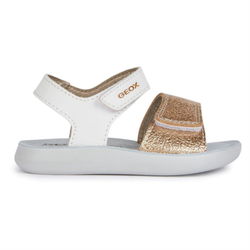 Geox white lightfloppy padded sandals