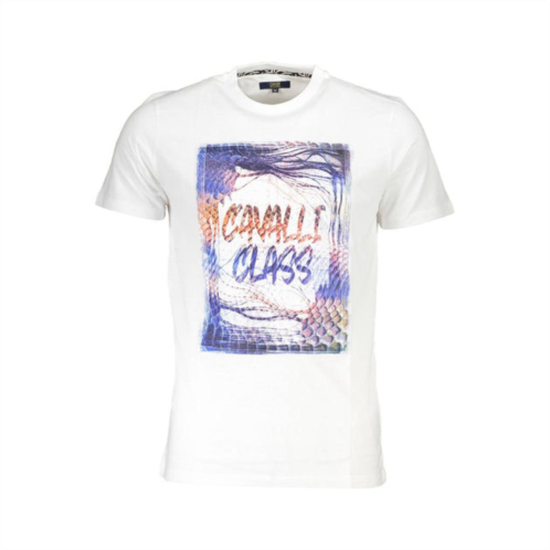 Cavalli Class cotton mens t-shirt