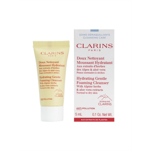 Clarins hydrating gentle foaming cleanser 0.1 oz