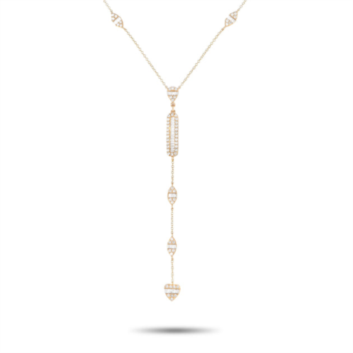 LB Exclusive 14k yellow gold 0.70ct diamond necklace nk01764-y