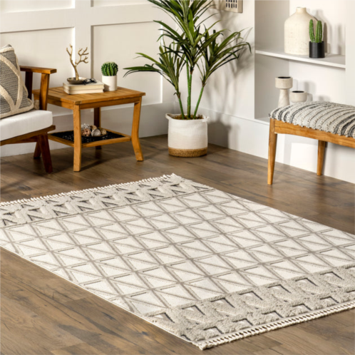 NuLOOM chia modern moroccan tasseled area rug