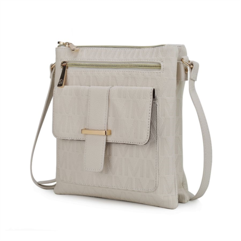 MKF Collection By Mia K. janni signature embossed crossbody bag