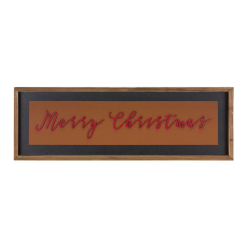 HouzBling merry christmas sign 23.5l x 8h wood/mdf