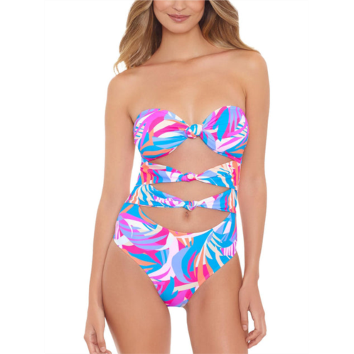 Salt + Cove womens printed knott one-piece swimsuit