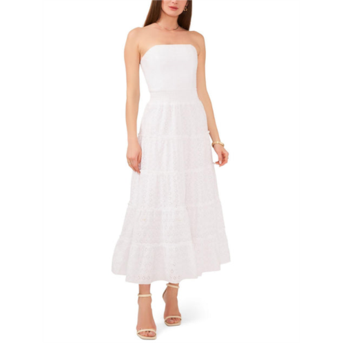 1.State womens cotton eyelet midi dress