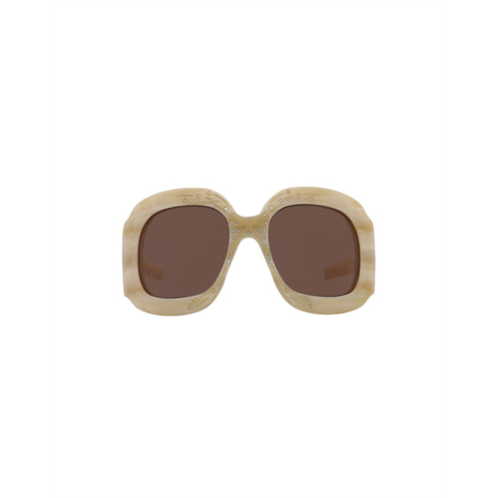 Gucci shield-frame acetate sunglasses