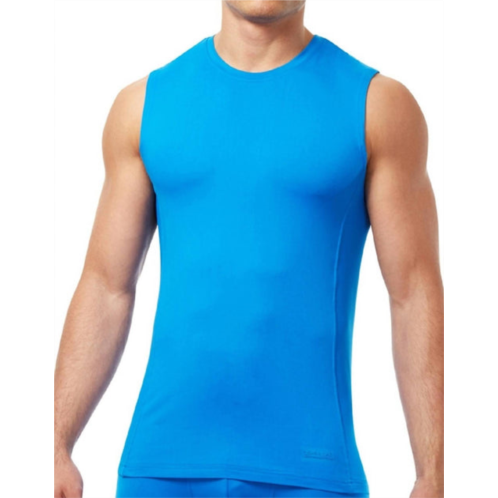 Papi sport muscle tank top shirt in blue