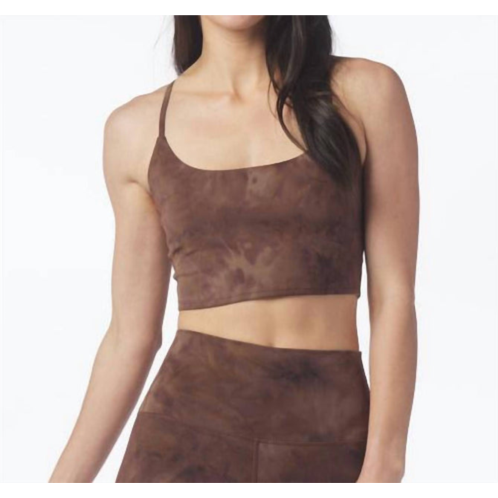 Glyder pure bra in espresso stone dye