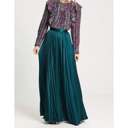 Marie Oliver wesley maxi skirt in emerald