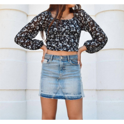 DL1961 - Women girls jenny shoreline mini skirt in denim