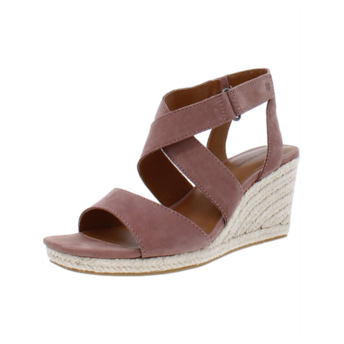 Lucky Brand mendona womens ankle strap heeled espadrilles