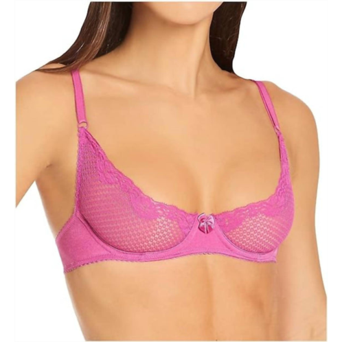 Timpa Lingerie duet lace underwire demi bra in orchid