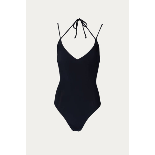 AllSisters isosceles swimsuit in black