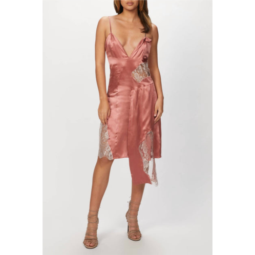 ByVARGA jasmine silk dress in dusty rose