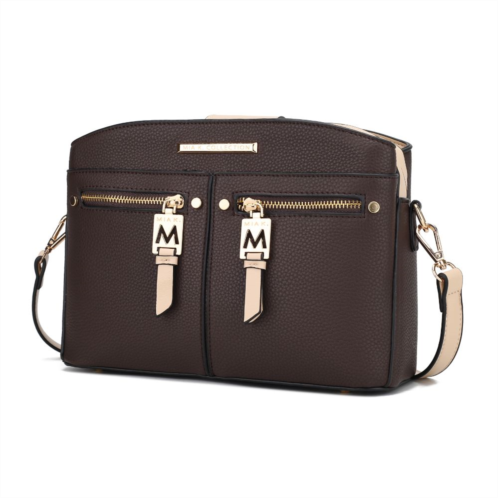 MKF Collection By Mia K. zoely vegan leather for womes crossbody handbag