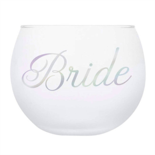 SLANT COLLECTIONS bride roly poly glass in white