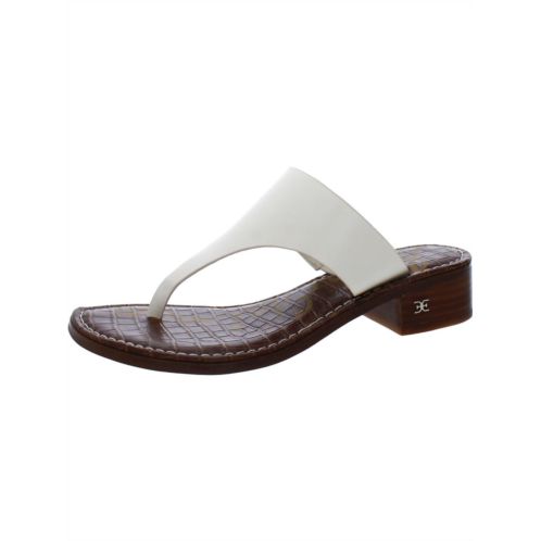 Sam Edelman womens leather slip on thong sandals