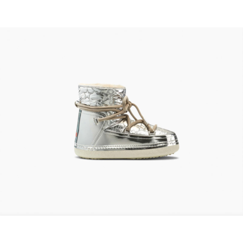 Inuikii womens endurance bomber star boots in silver