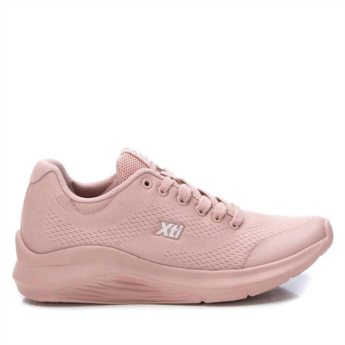 Xti womens trainer sneakers in nude