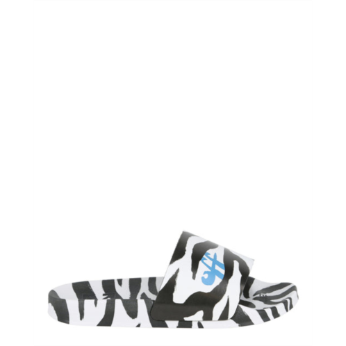 Off-White zebra print pool slides