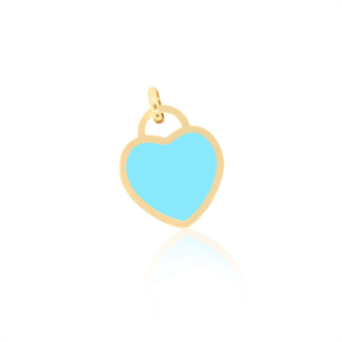 The Lovery turquoise heart padlock charm