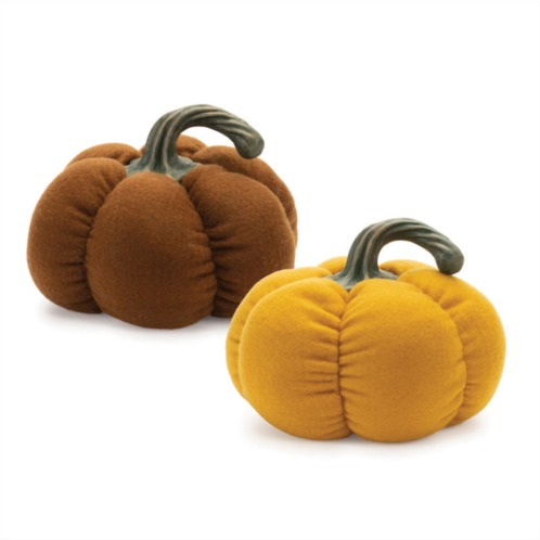 HouzBling pumpkin (set of 2) 5.5h polyester