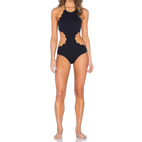 Marysia mott cutout maillot one-piece in black