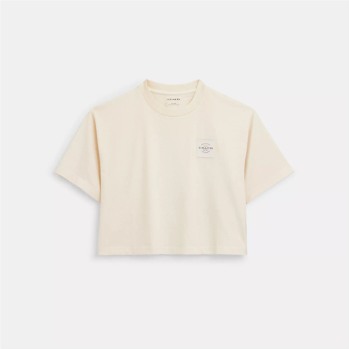 Coach Outlet garment dye cropped t shirt