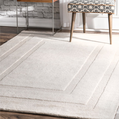 NuLOOM handmade border zamora rug