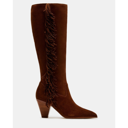 Steve Madden manes chestnut suede