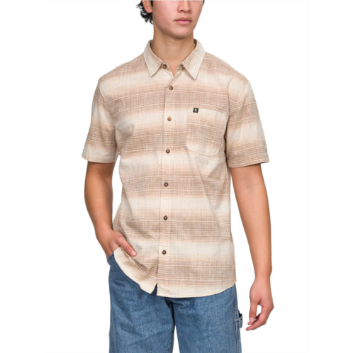 Junk Food mens striped woven button-down shirt