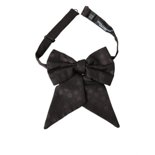 Dolce & Gabbana ribbon silk adjustable neck men bow mens tie