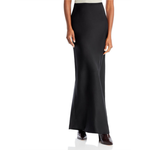 Anine Bing womens silk long maxi skirt