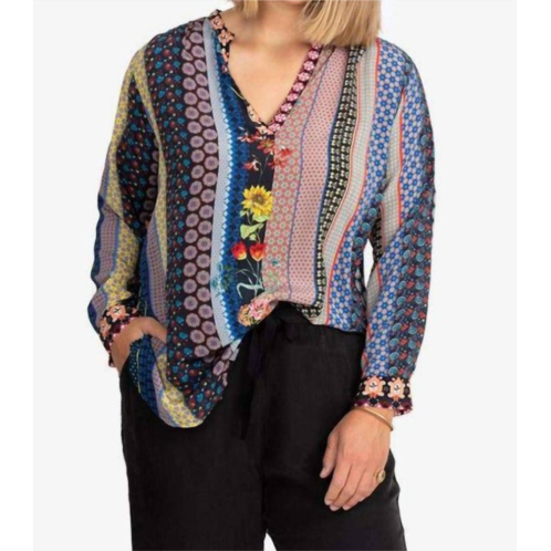 Johnny Was garden astrid tunic in multi