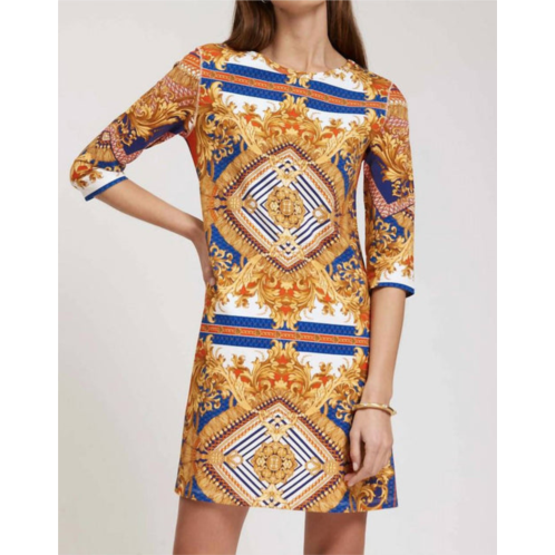 Tyler Boe alexa scarf print dress in multi