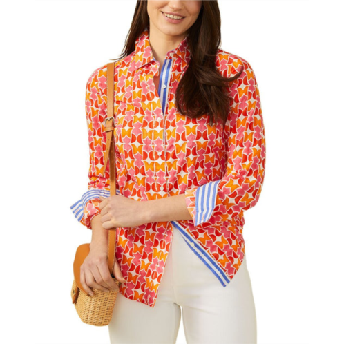 J.McLaughlin pop tulip stripe lois blouse