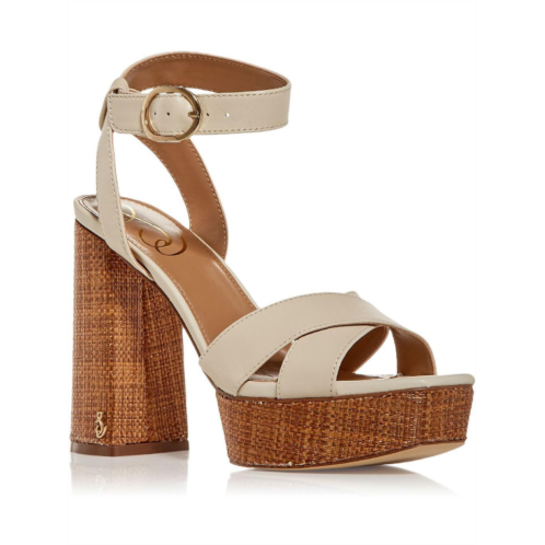 Sam Edelman nolita womens criss-cross front ankle strap platform sandals