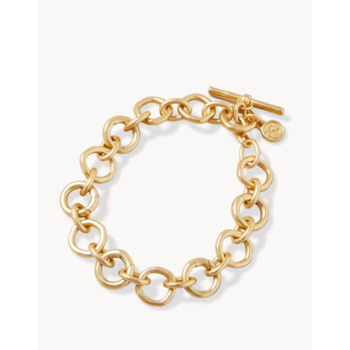 Spartina 449 womens sirena charm bracelet in gold