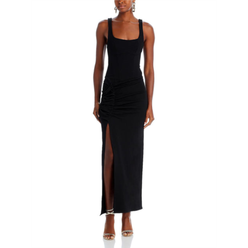 The Mannei wishaw womens ruched viscose maxi dress