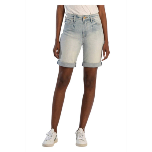 KUT FROM THE KLOTH catherine boyfriend roll up short in imagine wash