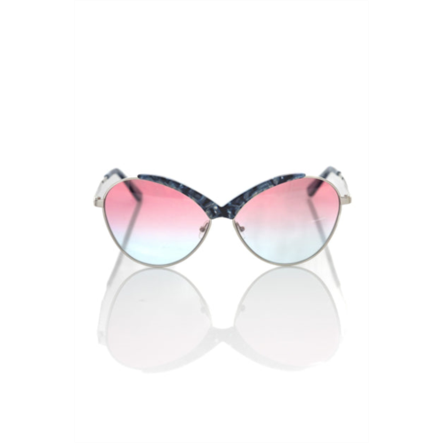 Frankie Morello butterfly shaped metallic framed womens sunglasses