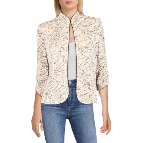 Alex Evenings petites womens textured glitter jacket