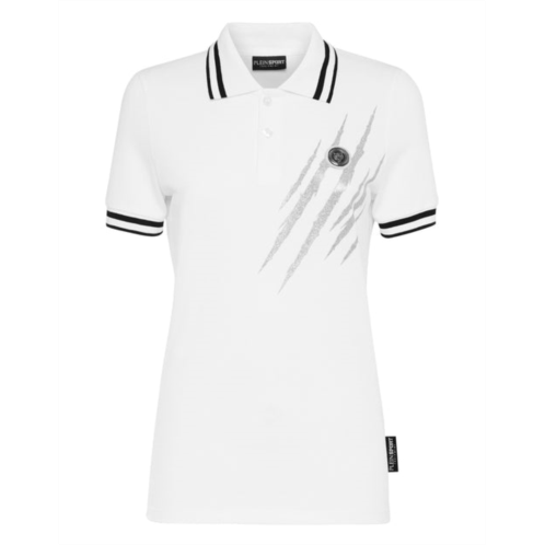 PLEIN SPORT polo shirt ss scratch