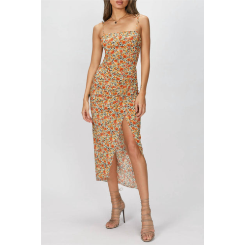 BEC + BRIDGE wild poppies midi dress in print